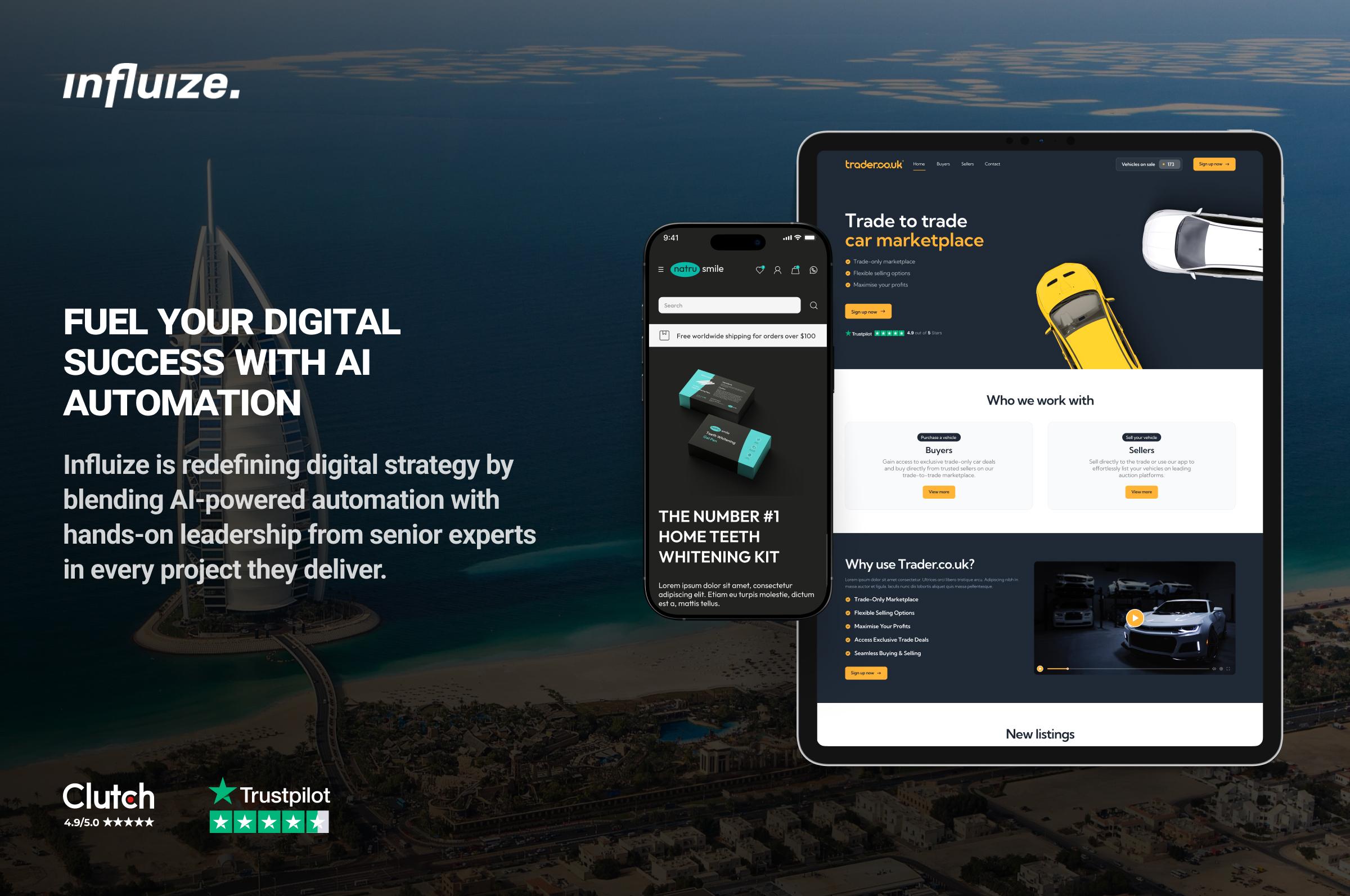 how influize blends AI, data, and expertise
